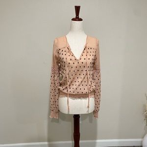 Free People Blush Blouse